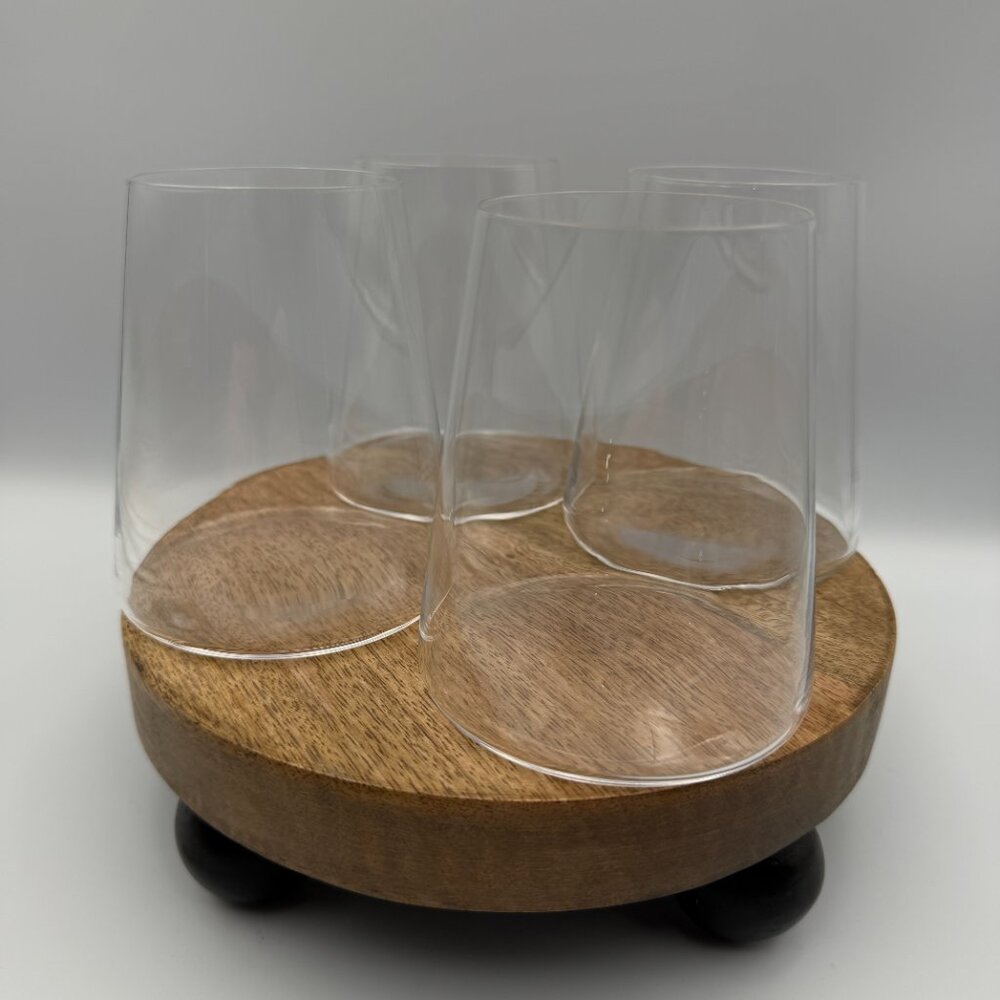 Stölzle Lausitz Power Stemless White Wine Tumbler Glasses Set of 4 13.5 Oz NIB - Picture 15 of 16